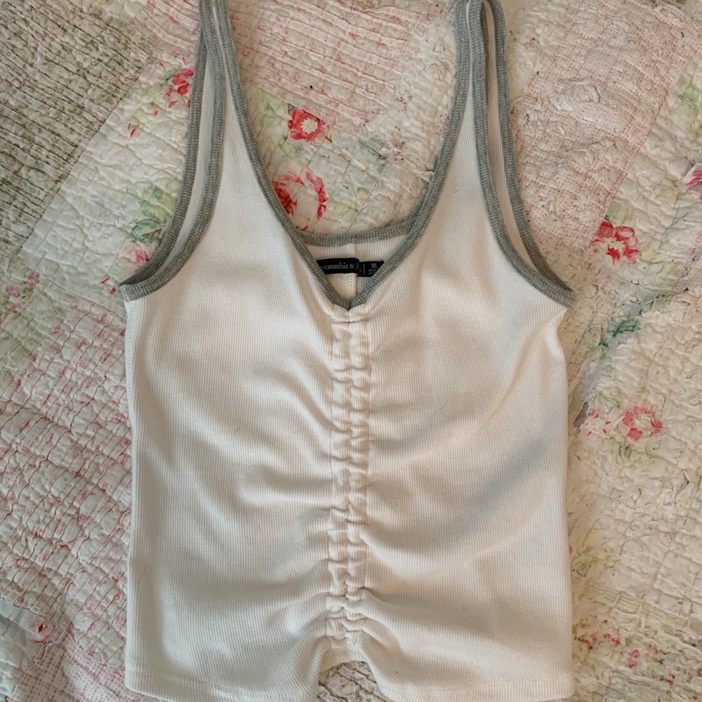 Abercrombie and Fitch rouched tank top